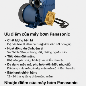 Máy bơm Panasonic có tốt không?