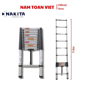 Thang Rút Đơn Inox Nakita TM150 Cao Tối Đa 5.0m
