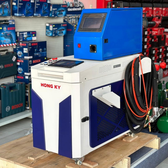 Máy hàn laser Hồng Ký HK-LW1500 giải nhiệt bằng nước 
