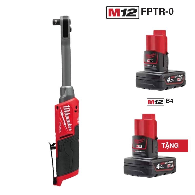 Combo máy siết bu lông Milwaukee M12 FPTR-0