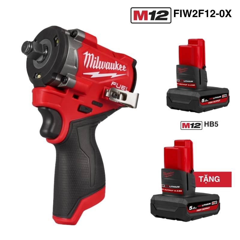 Combo máy siết bu lông Milwaukee M12 FIW2F12-OX