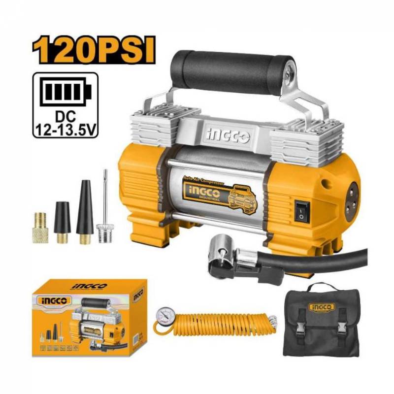 Dụng cụ kiểm tra hơi lốp xe ô tô 18A-120PSI INGCO AAC2508