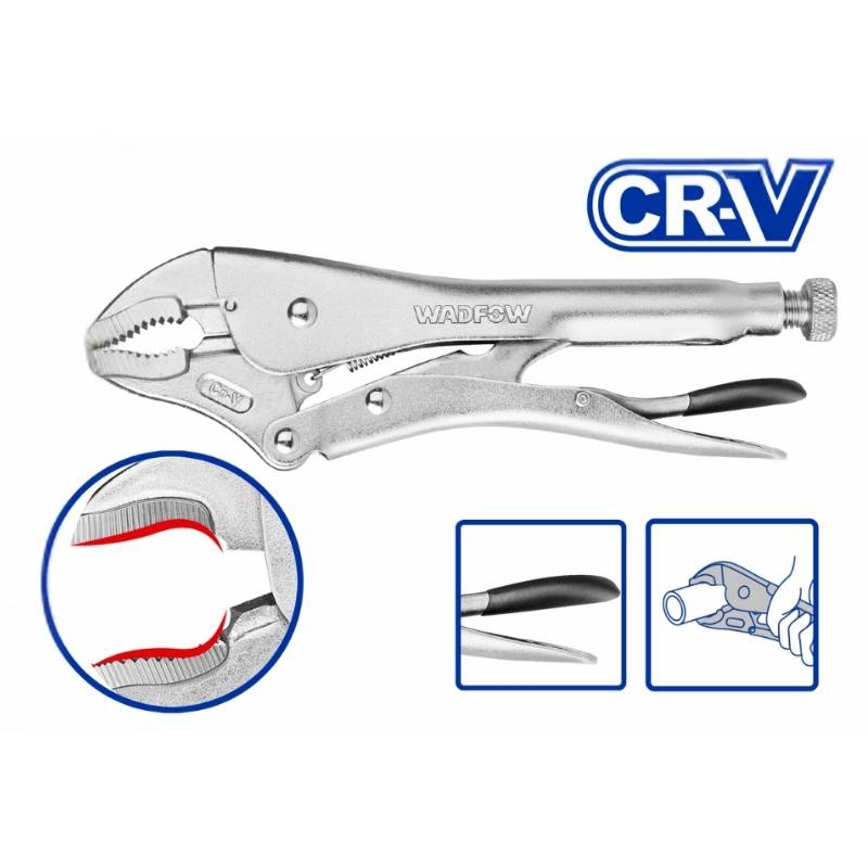 Kìm bấm chết hàm cong 10" WADFOW WLP1C02