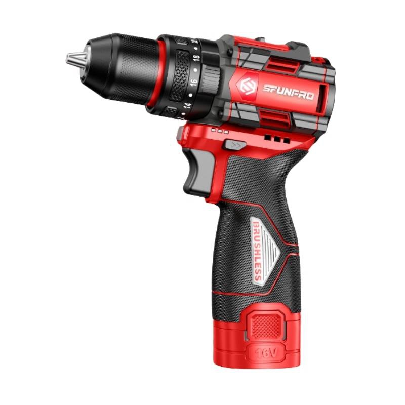 Máy khoan pin Sfunpro S16 DR10A (bộ 2 pin/2Ah &amp; sạc)