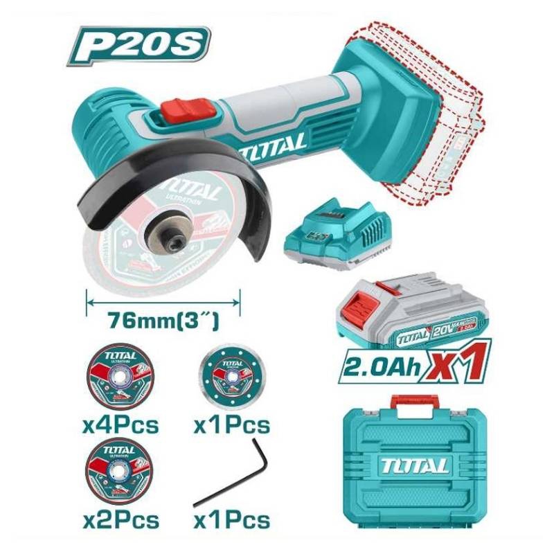 Máy mài cắt mini dùng pin 20V TAGLI76012 