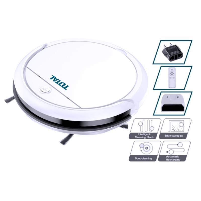 ROBOT Hút Bụi Tự Động Dùng Pin 13.5V Total TVCRG30261