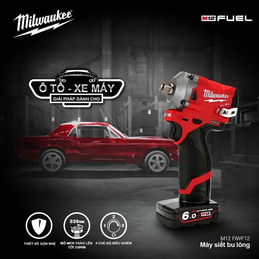 Máy móc Milwaukee chính hãng - Sức mạnh bền bỉ cho thợ chuyên nghiệp