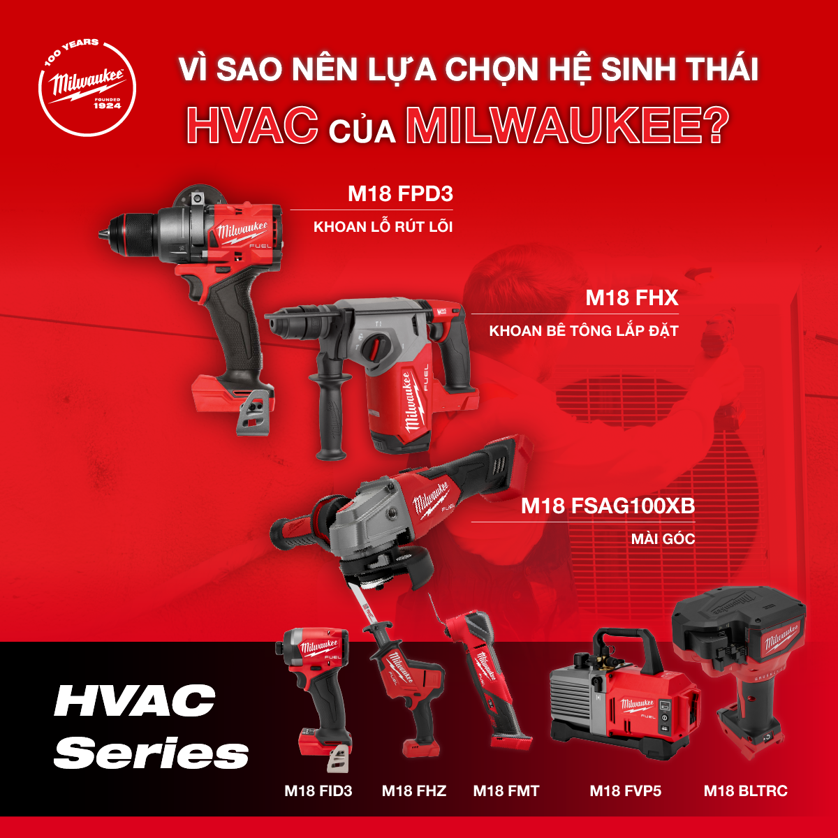 Công Cụ Milwaukee Chính Hãng Tại Nam Toàn Việt – Đảm Bảo Chất Lượng Và Hiệu Suất