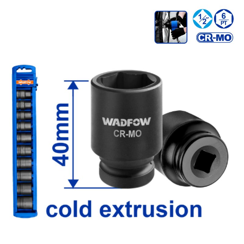 Bộ 10 đầu tuýp 1/2" WADFOW WMSD201 