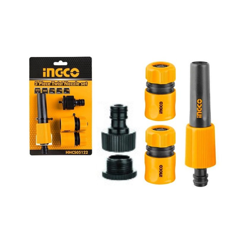 Bộ 5 đầu nối nhanh máy xịt rửa INGCO HHCS05122