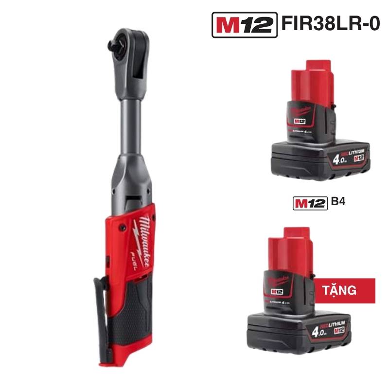 Combo máy siết bu lông Milwaukee M12 FIR38LR-0