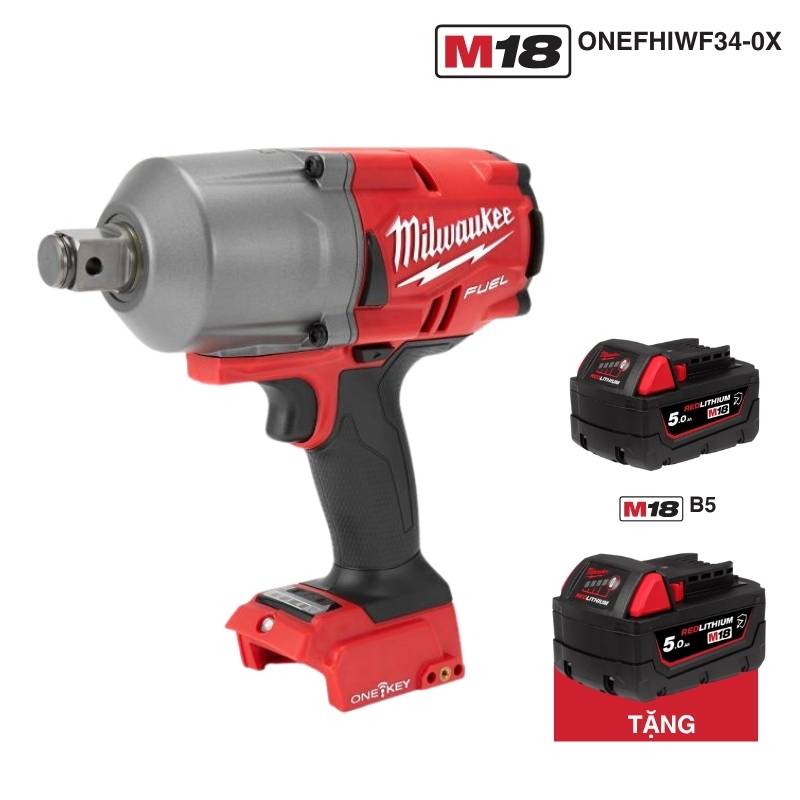 Combo máy siết bu lông Milwaukee M18 ONEFHIWF34-0X