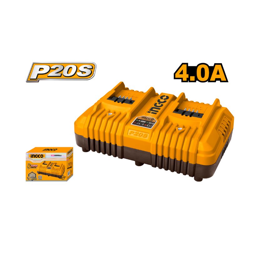 Đầu sạc đôi 20V/4.0Ah INGCO FCLI2034