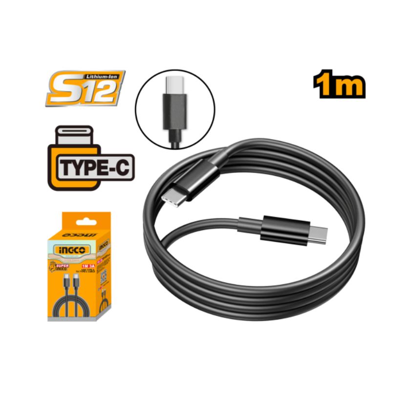 Dây cáp sạc USB type-C sang type-C INGCO IUCC02