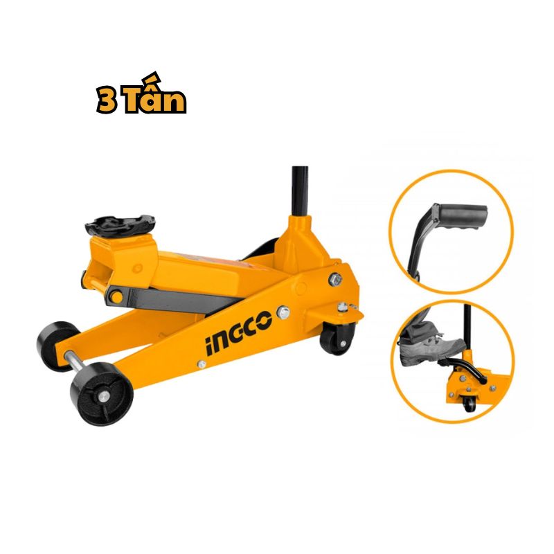 Đội cá sấu 3 tấn (nâng nhanh) INGCO HFJ303