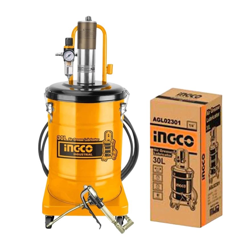 Dụng cụ bơm mỡ 30L INGCO AGL02301