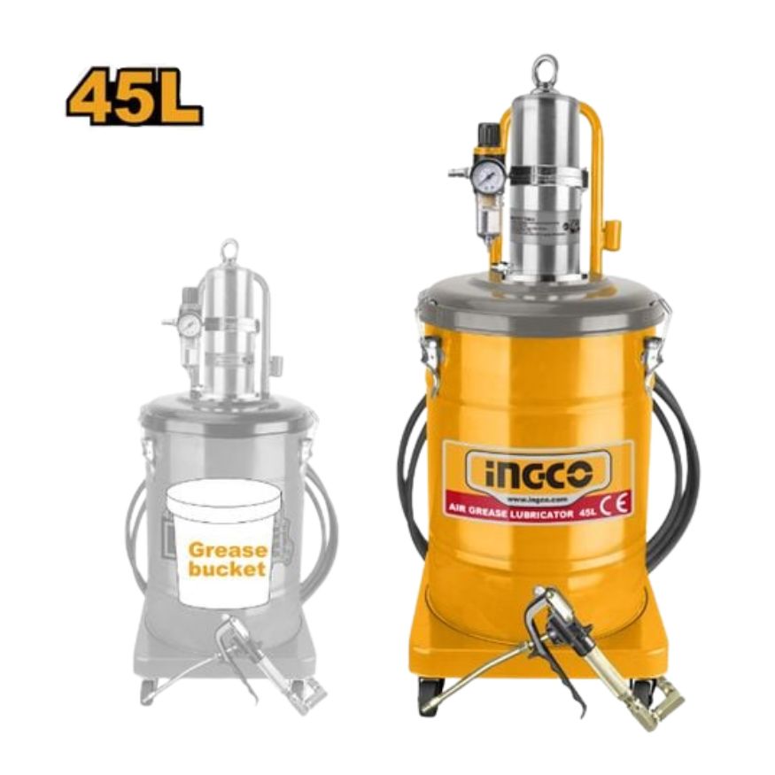 Dụng cụ bơm mỡ 45L INGCO AGL02451