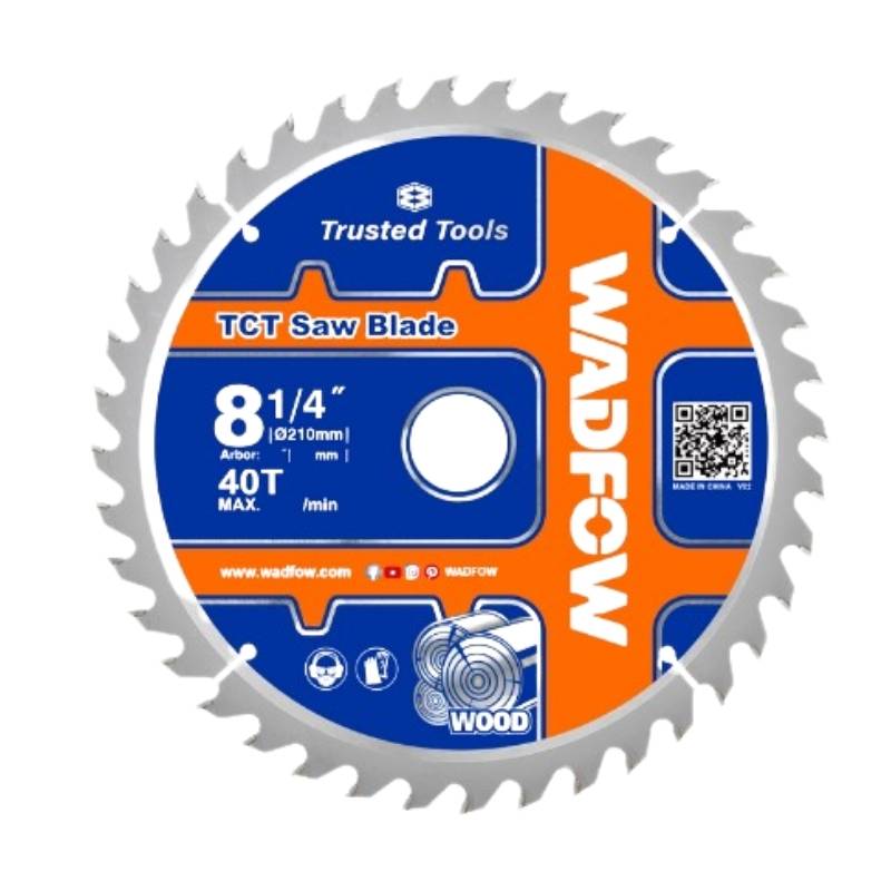 Lưỡi cưa gỗ TCT 210mm-40T WADFOW WTC2K00