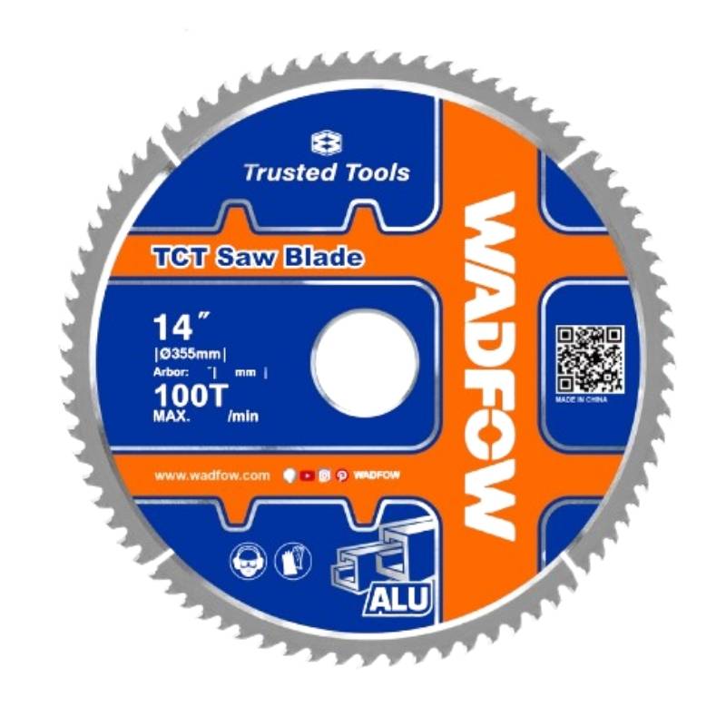 Lưỡi cưa  nhôm TCT 355mm-100T WADFOW WTC2K05