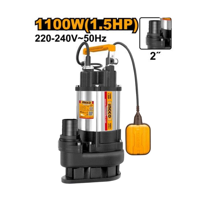 Máy bơm chìm nước thải INGCO SPDS11008