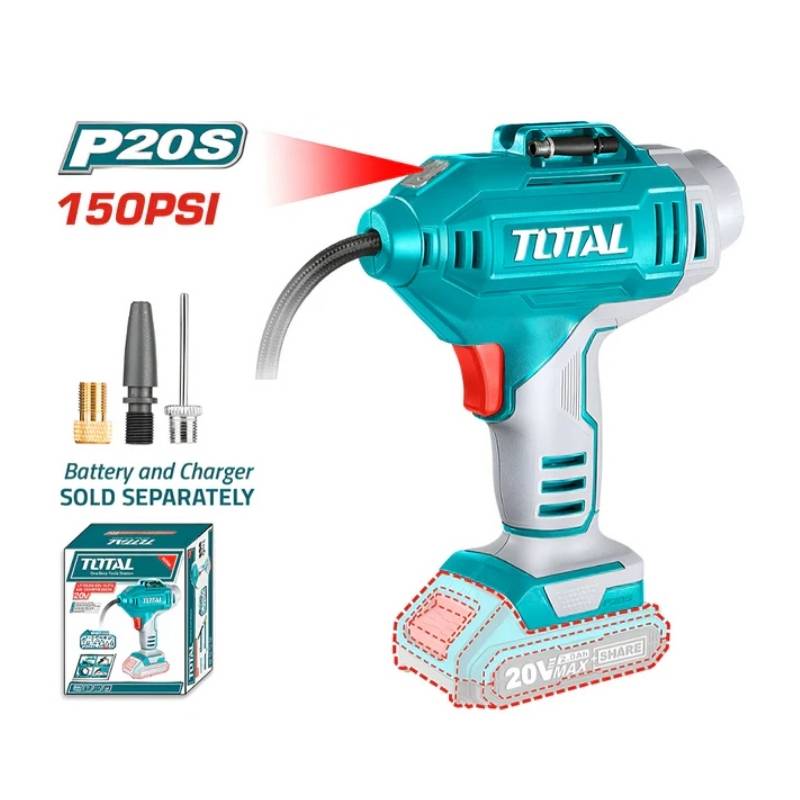 Máy bơm hơi dùng pin 20V Total TACLI2018 (Chưa Pin & Sạc)