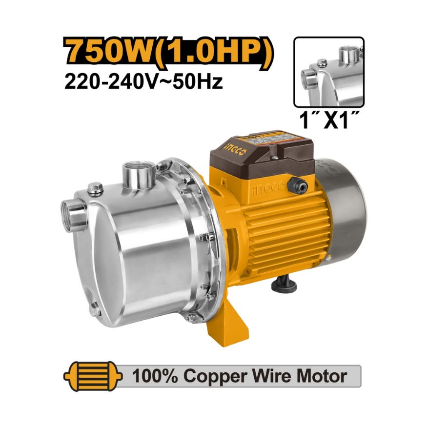 Máy bơm nước 750W(1.0HP) INGCO JPS075082
