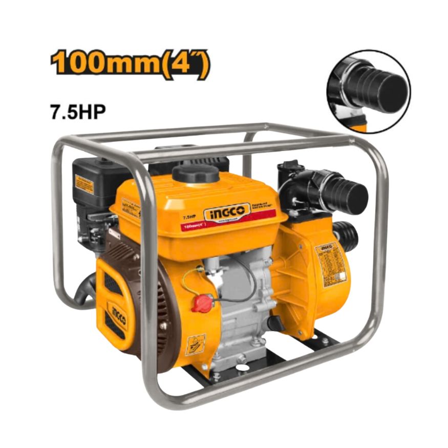 Máy bơm nước dùng xăng 7.5HP INGCO GWP412
