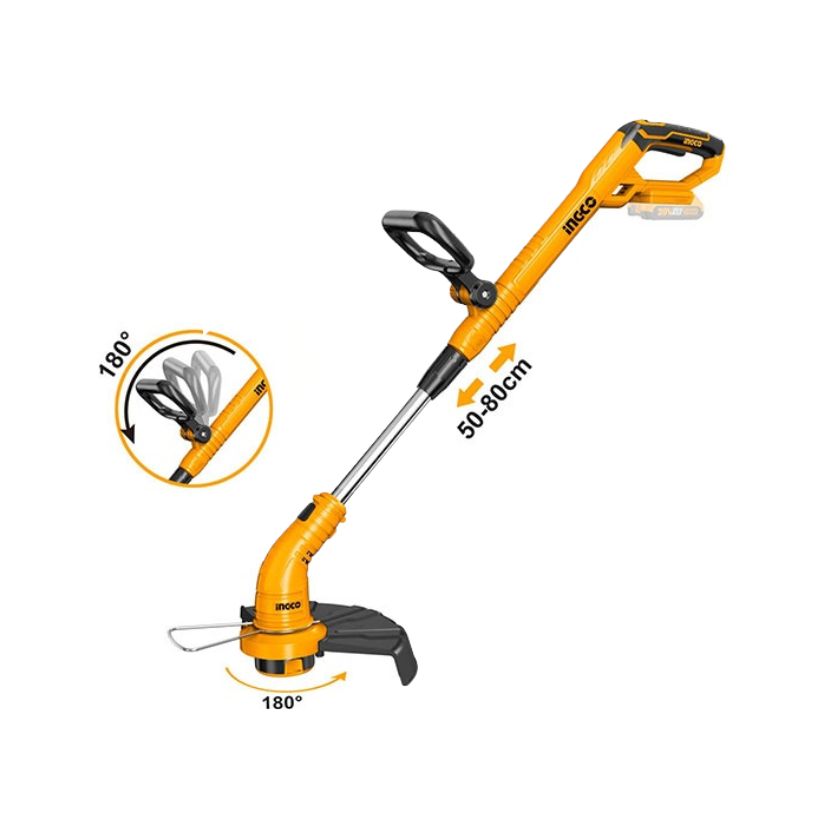 Máy cắt cỏ dùng pin 20V INGCO CGTLI20018 (không kèm pin&sạc)