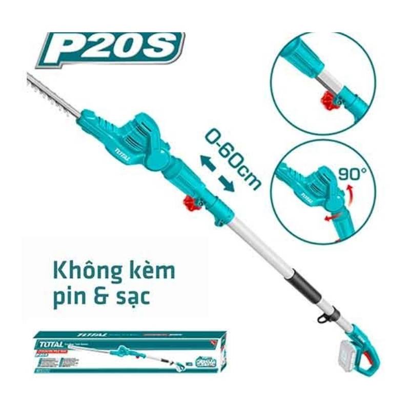 Máy cắt hàng rào dùng pin 20V Total TPHT201601 (không  kèm pin &  sạc)