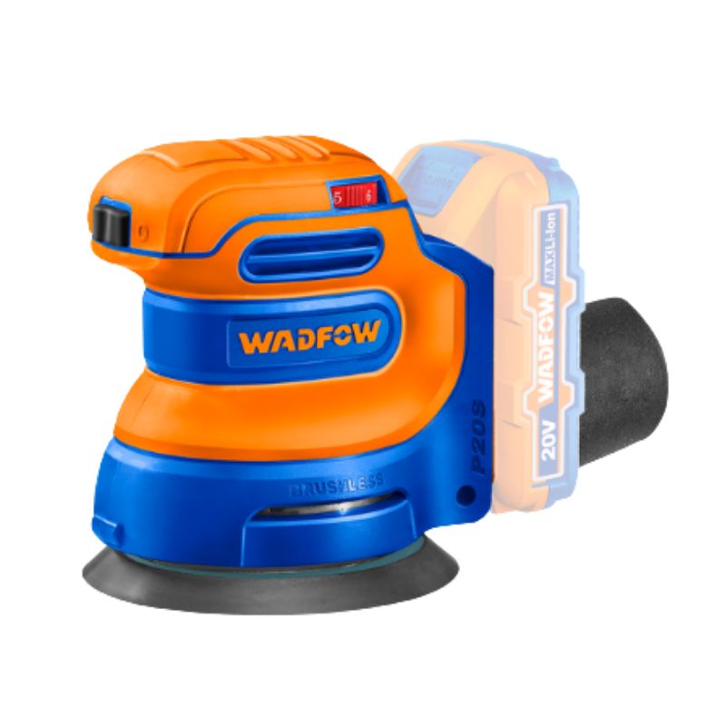 Máy chà nhám tròn dùng pin WADFOW WRAP5030 