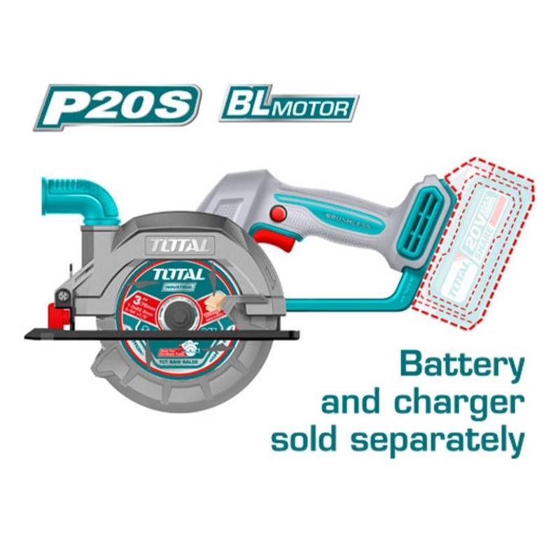 Máy cưa đĩa 140mm dùng pin 20V Total TSLI1402 (Chưa Pin & Sạc)