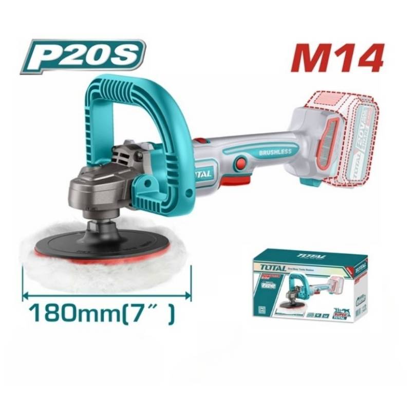Máy đánh bóng dùng pin 20V Total TAPLI2018 (Chưa Pin & Sạc)