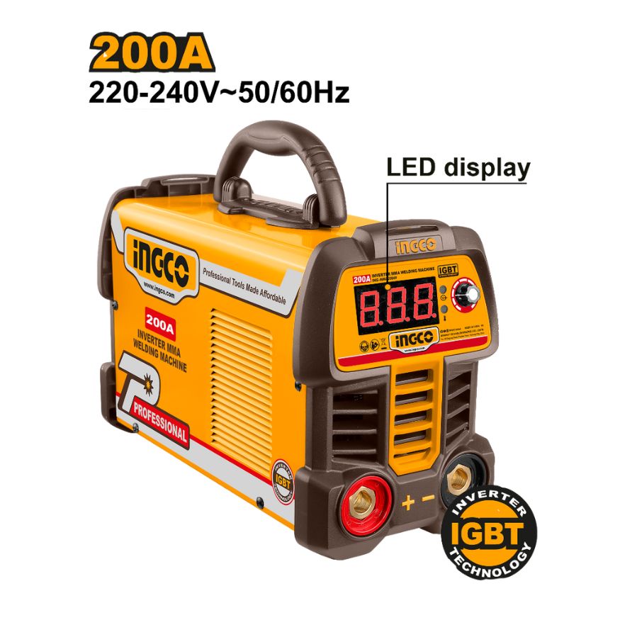 Máy hàn điện tử MMA 200A INGCO ING-MMA20069