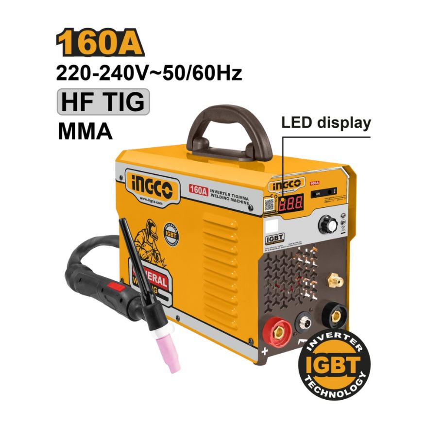 Máy hàn điện tử TIG/MMA 160A INGCO ING-TIG1601
