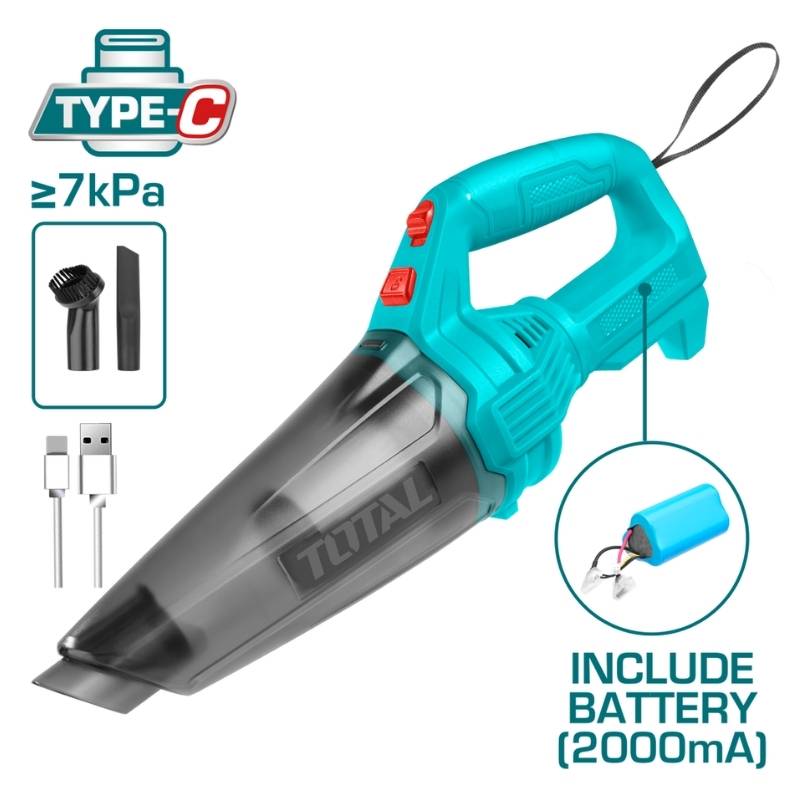 Máy hút bụi 0.5L dùng pin 11.1V Total TVLI2026