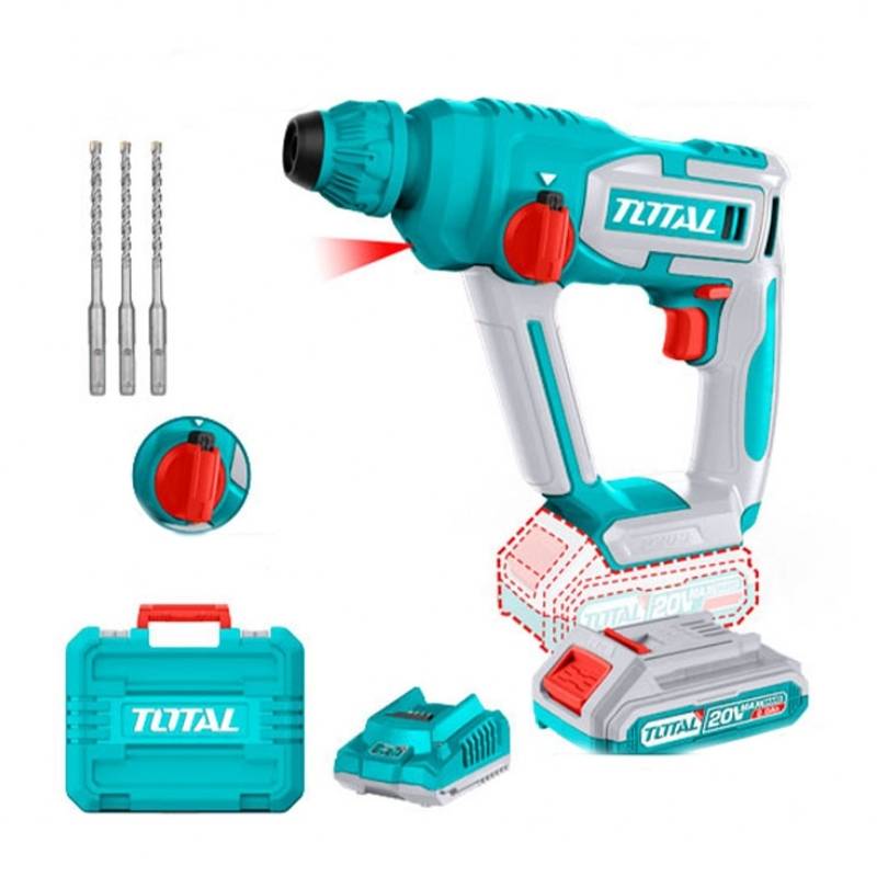 Máy khoan bê tông dùng pin 20V Total TRHLI201681