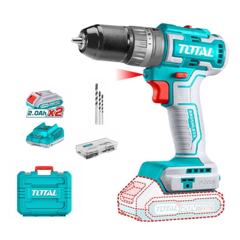 Máy khoan búa dùng pin 20V Total TIDLI20508