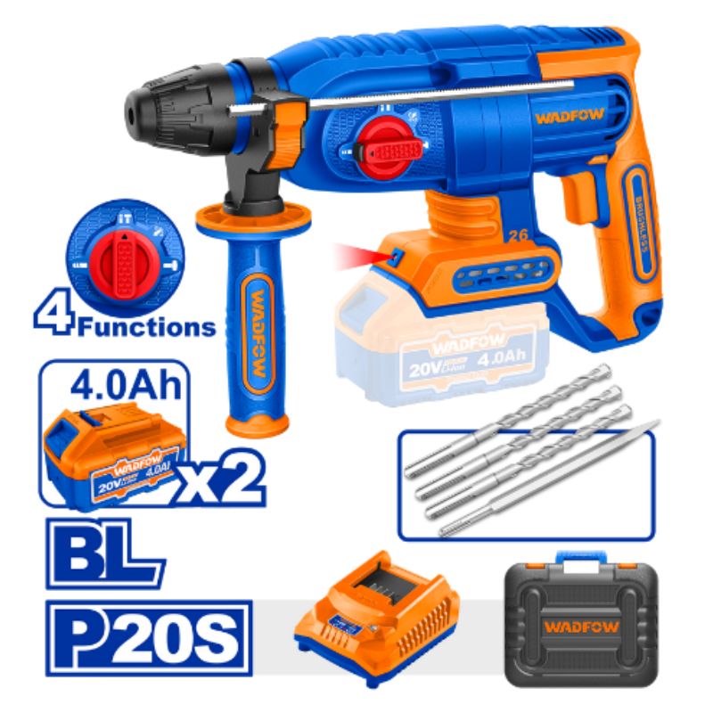 Máy khoan đục bê tông dùng pin WADFOW WLM1B262 