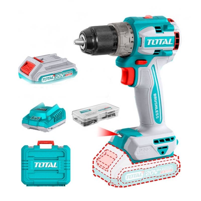 Máy khoan dùng pin 20V Total TDLI20602