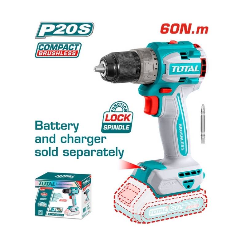 Máy khoan dùng pin 20V Total TDLI206021 