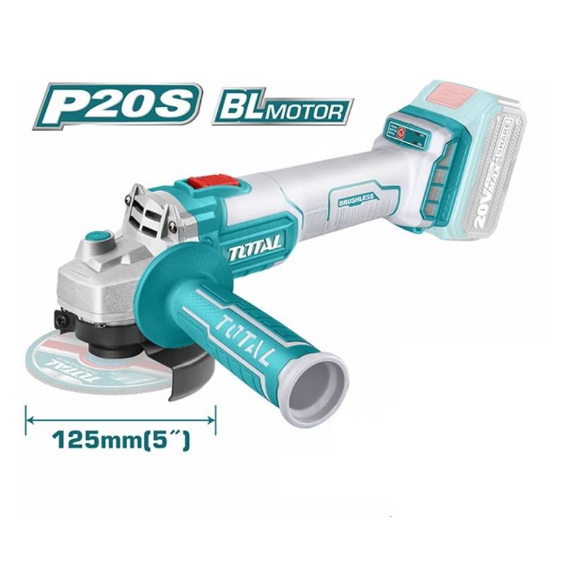 Máy mài góc dùng pin Lithium 20V Total TAGLI201258 (Chưa Pin & Sạc)