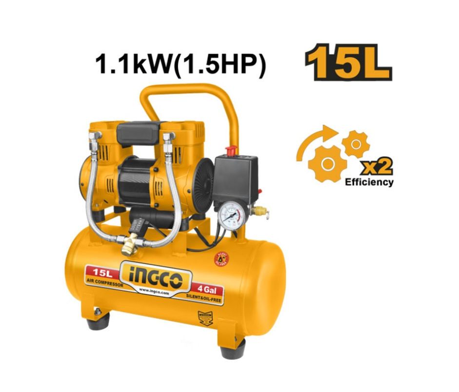 Máy nén khí không dầu 15L INGCO ACS111152