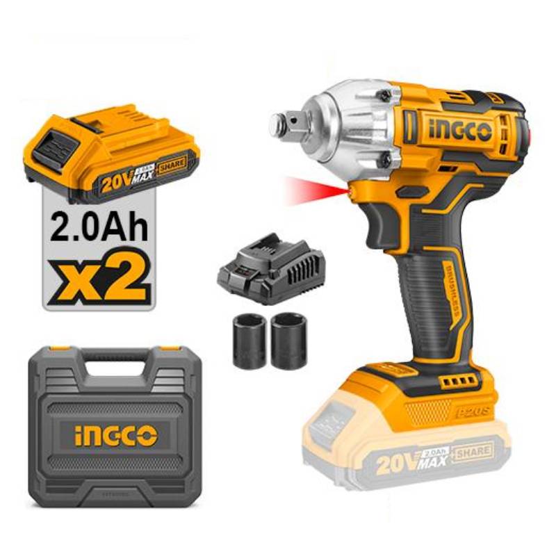 Máy siết bulong dùng pin 20V Ingco CIWLI2038