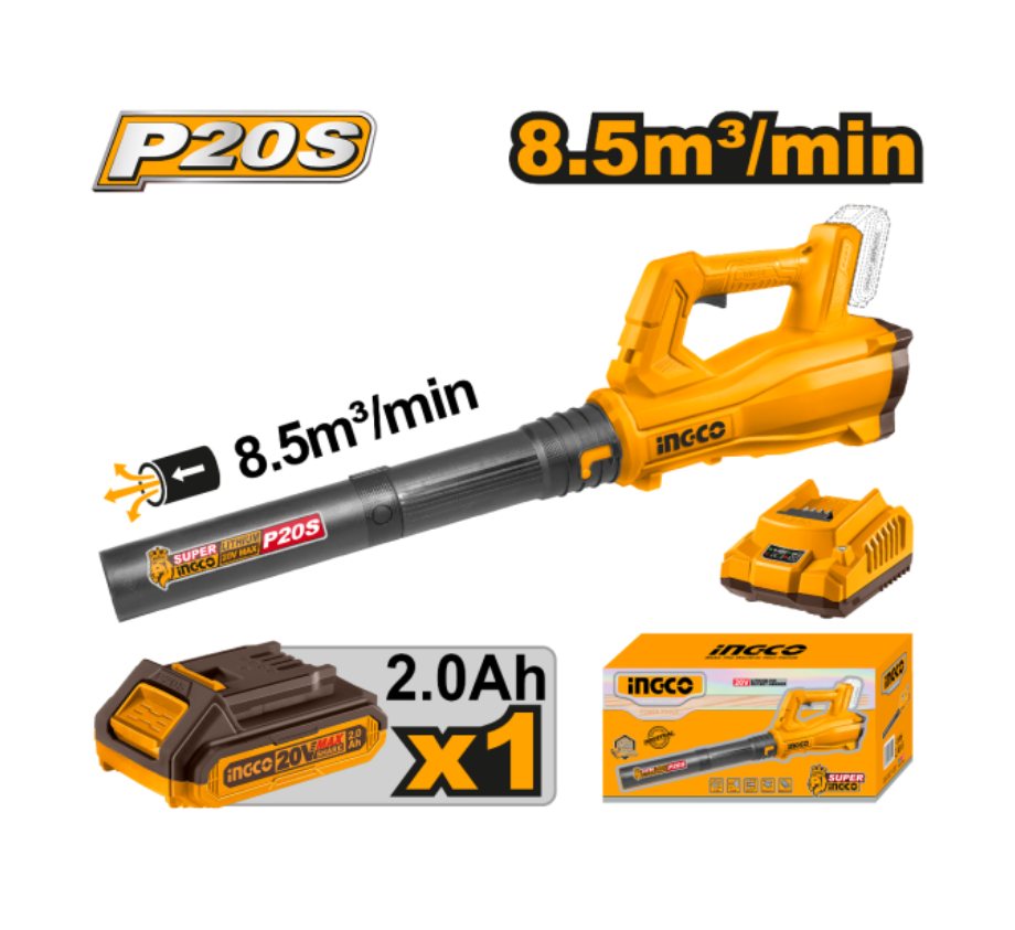 Máy thổi bụi dùng pin 20V- 8.5m3/min INGCO CABLI203235