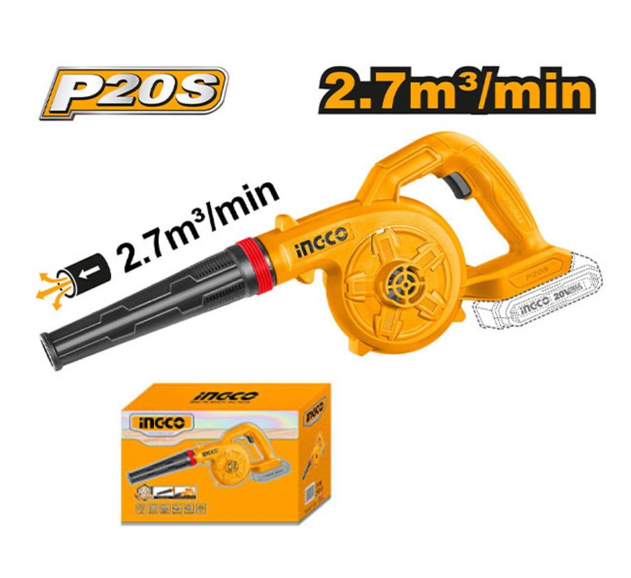 Máy thổi bụi dùng pin 20V (không kèm pin và sạc) INGCO CABLI20028
