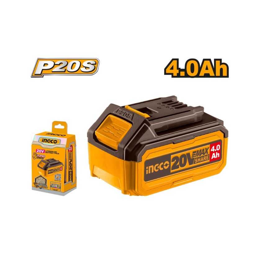 Pin LithiumIon 20V/4.0Ah INGCO FBLI20021