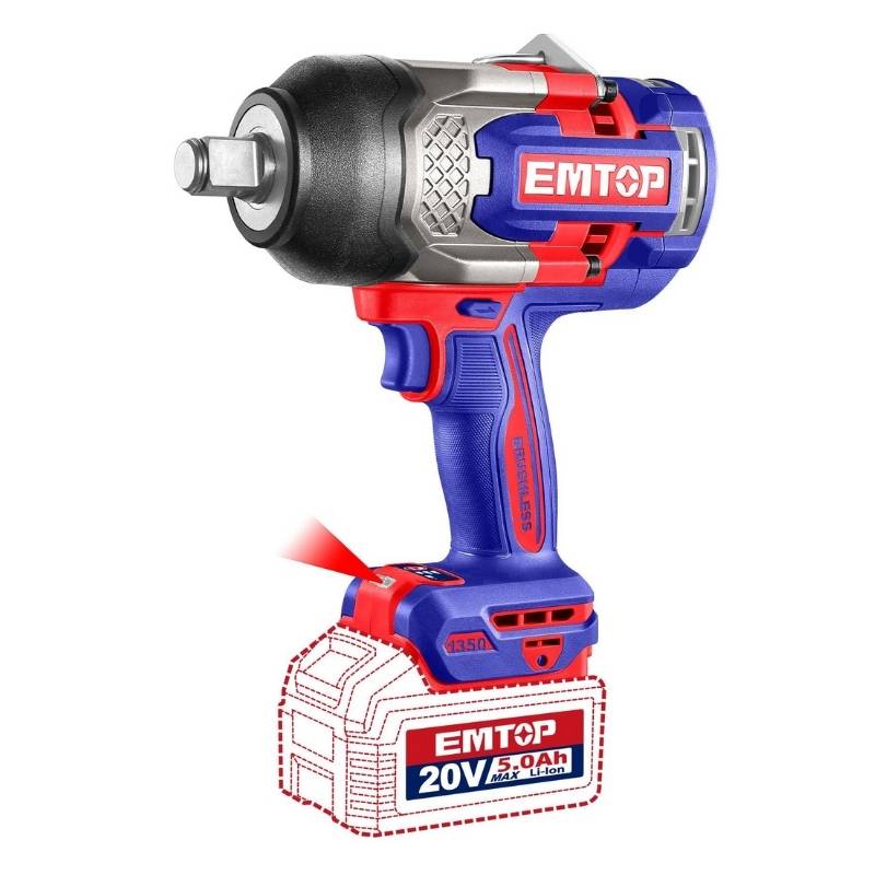 Thân máy siết bulong dùng pin EMTOP ECIWL201351