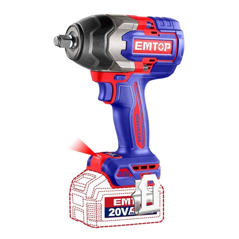 Thân máy siết bulong dùng pin EMTOP ECIWL20851